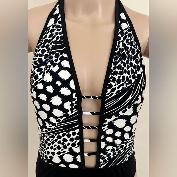 Carabella Swim Super Sexy Carabella Collection Black White Animal